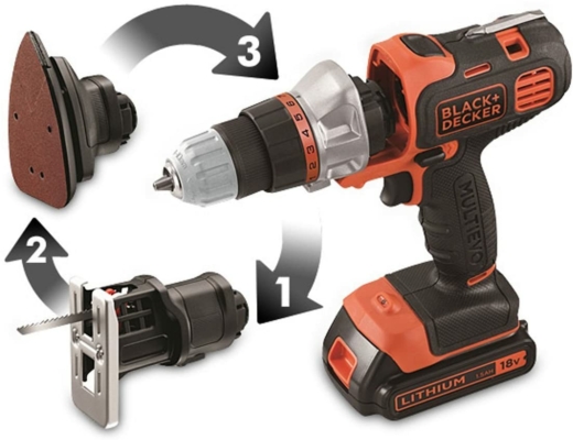 BLACK&DECKER (ブラックアンドデッカー) マルチツール ベーシック 18V