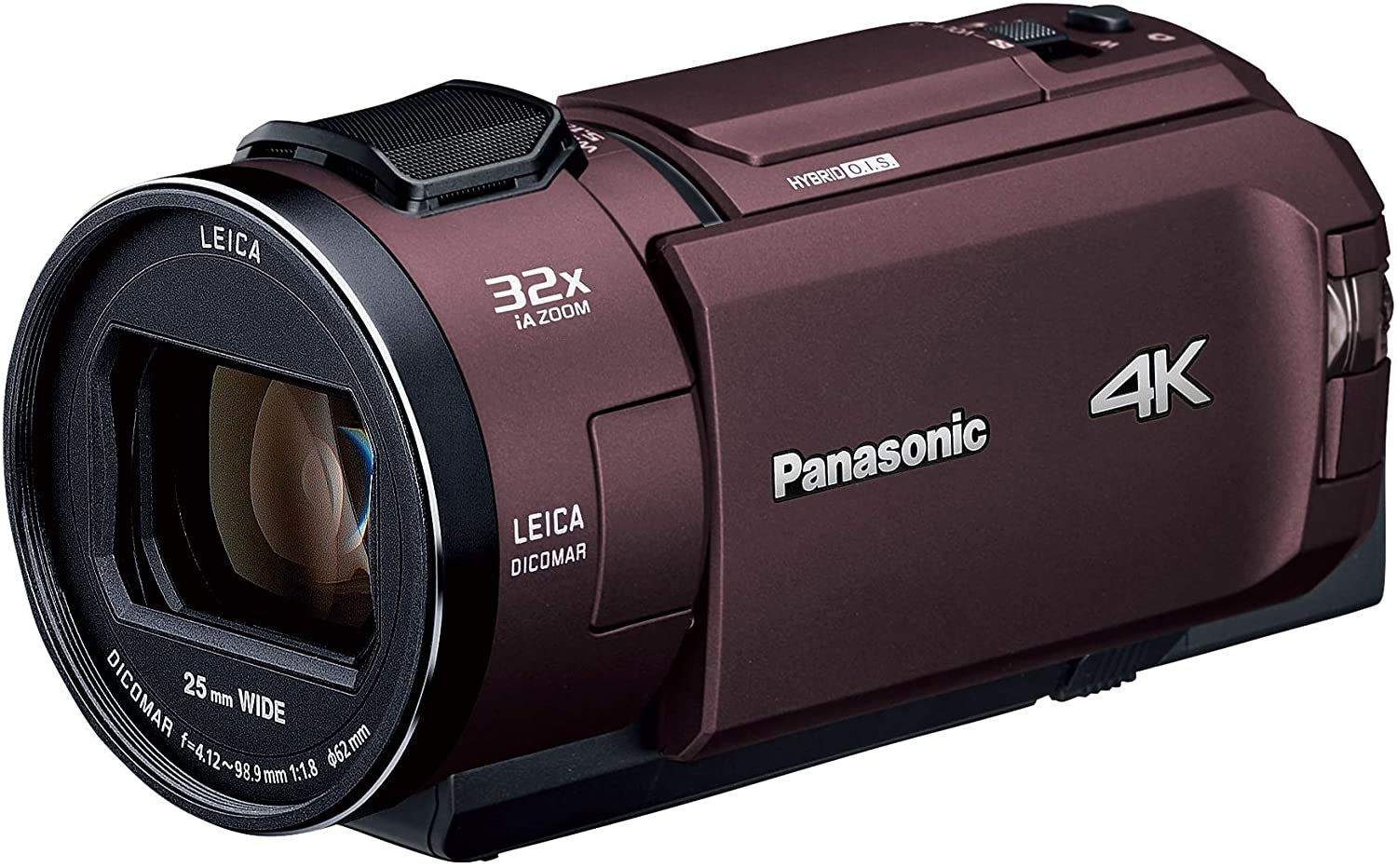 パナソニック(Panasonic) 4K ビデオカメラ WX2M 64GB ワイプ撮り 光学24倍ズーム カカオブラウン HC-WX2M-T