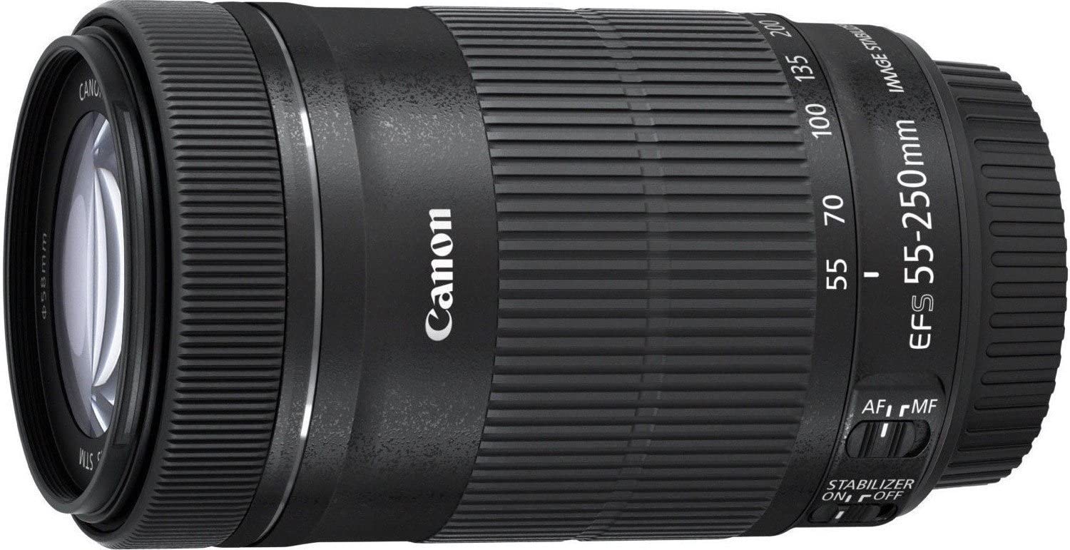 Canon キャノン望遠ズームレンズ EF-S55-250mm F4-5.6 IS STM APS-C対応 EF-S55-250ISSTM