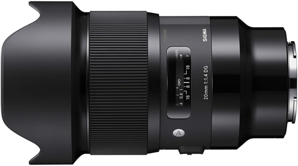SIGMA シグマ 単焦点広角レンズ 20mm F1.4 DG HSM SONY-Eマウント用 ミラーレス(フルサイズ)専用 - 買取サービス