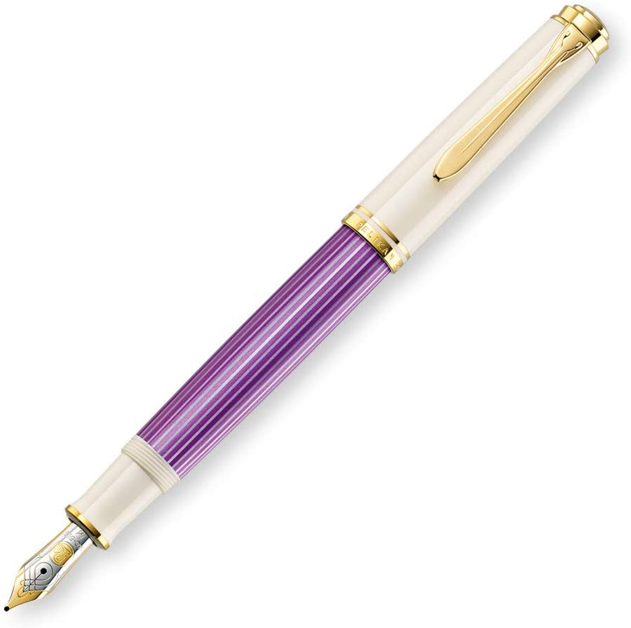 PELIKAN ペリカン 万年筆 F 細字 スーベレーン シルバーホワイト M405