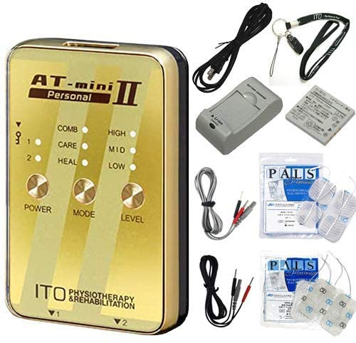低周波治療器 AT-mini personal II ゴールド (ATミニパーソナル2) ＋ 